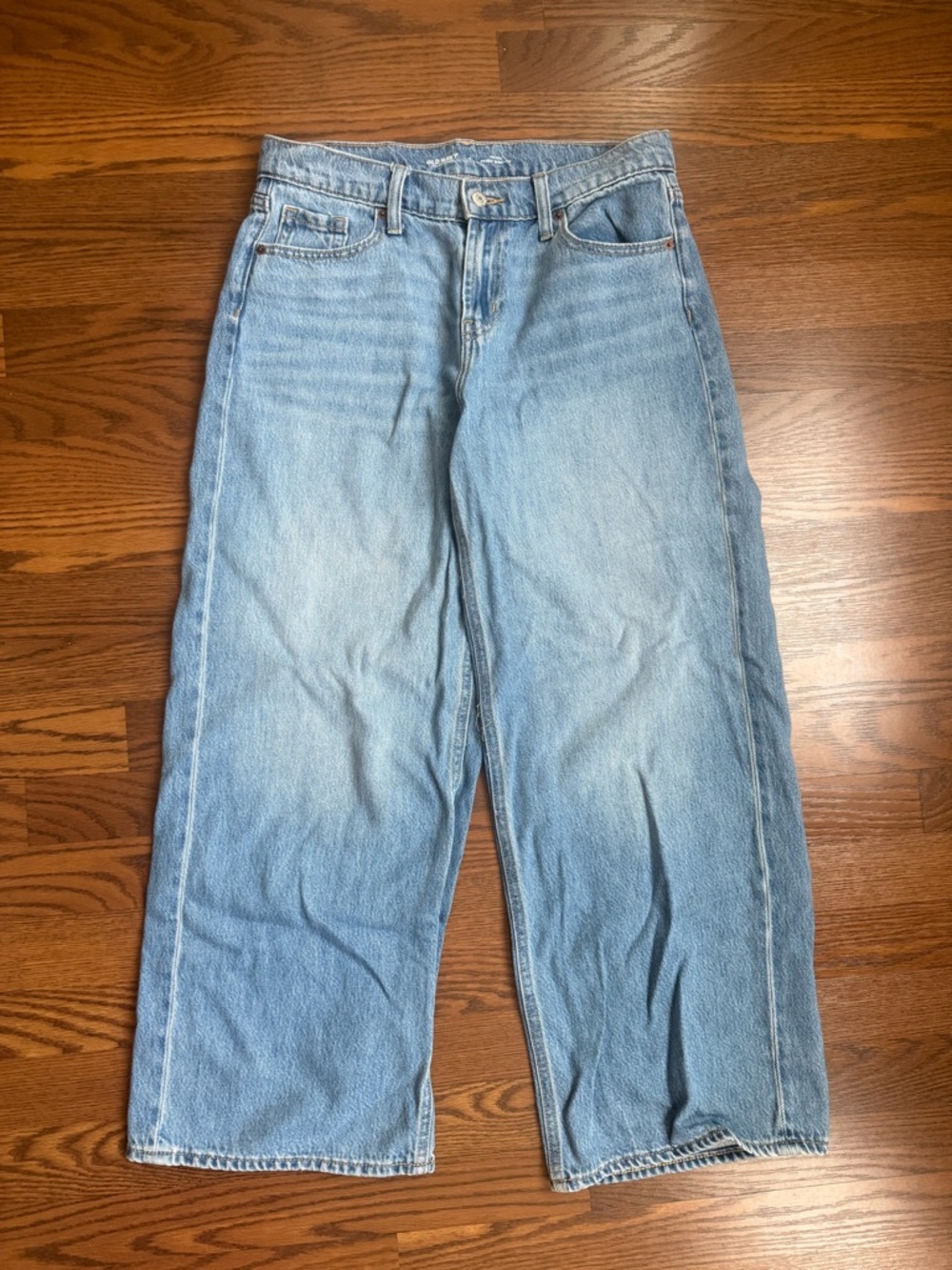 Old Navy Mid-Rise Baggy Wide Leg